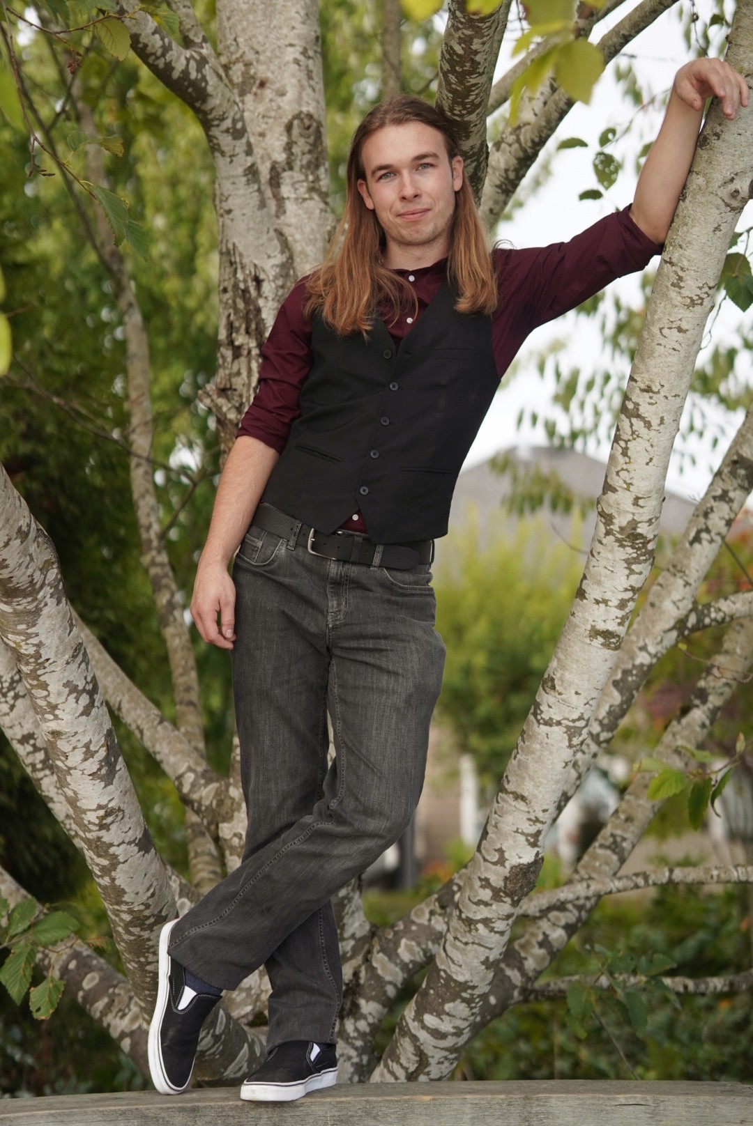 Portrait among the trees